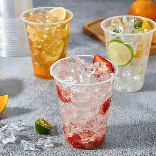 Vaso Plástico Desechable Medio Litro Fiesta 16 Oz/ 500cc