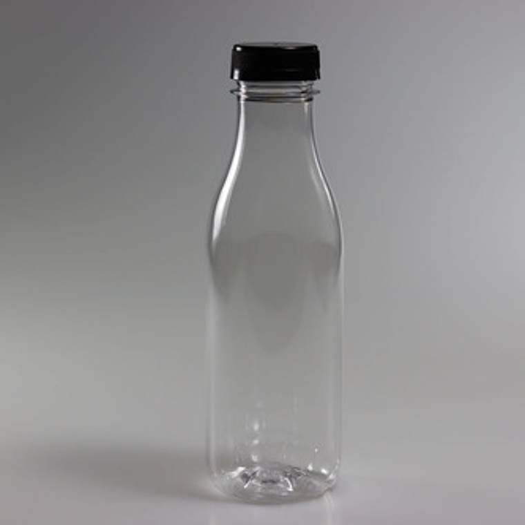 Botella De Jugo / Leche 500 Ml Plastico Pet Con Tapas 2