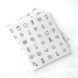 Papel Antigrasa Mantequilla Duofresh 33cm x 37cm Figuras