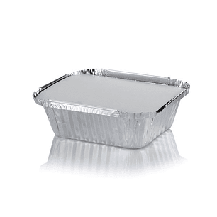 Contenedor Envase De Aluminio C10 Con Tapa Termolaminada