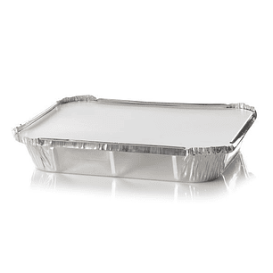 Envase Contenedor De Aluminio C-30 Con Tapa Termolaminada