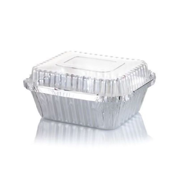 Bandeja / Envase De Aluminio C-10 Con Tapa Bops 1