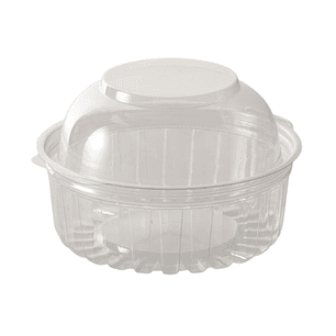 Pote Contenedor Bisagra C/tapa Domo (40-8FL) 225grs / 8 Oz 