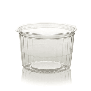 Pote Contenedor Bisagra 16 Oz (40-16fl-) 450 Gramos