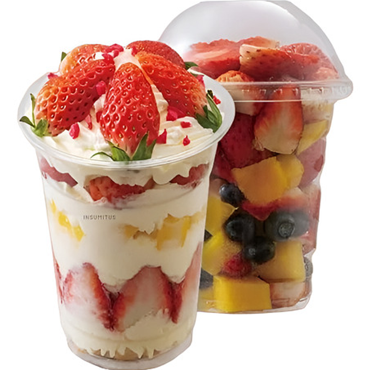 Vaso Plastico Biodegradable PLA 12 Oz / 350 Cc Con Tapa Domo C/ Perforacion 2