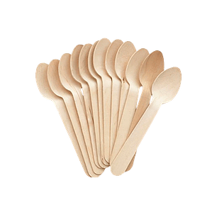 Cucharas De Madera Desechables Ecologicos