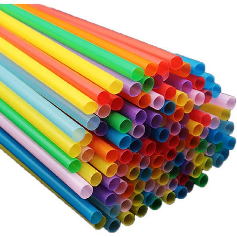 Bombillas Plasticas Gruesa Colores Surtidos 10 Cm X 19,5 Cm 3