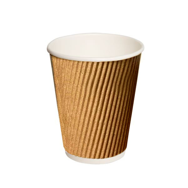 Vaso Corrugado Ripple Wall Para Cafe 10 Oz / 300 Cc 1