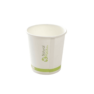 Vaso Café Blanco Compostable 4oz/ 120cc