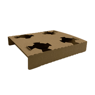 Portavaso Biodegradable Porta Vasos 4 Cavidades