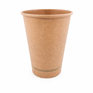 Vaso Kraft Compostable Wared Base 12 oz - 350 ml x 1000 Unid