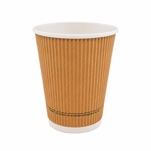 Vaso Ripple Compostable Wared Base 8 oz - 240 ml x 500 Unid