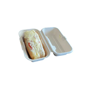Porta Porta Hot Dog Pequeño - Porta Completo Biodegradable Compostable x 500 Unid