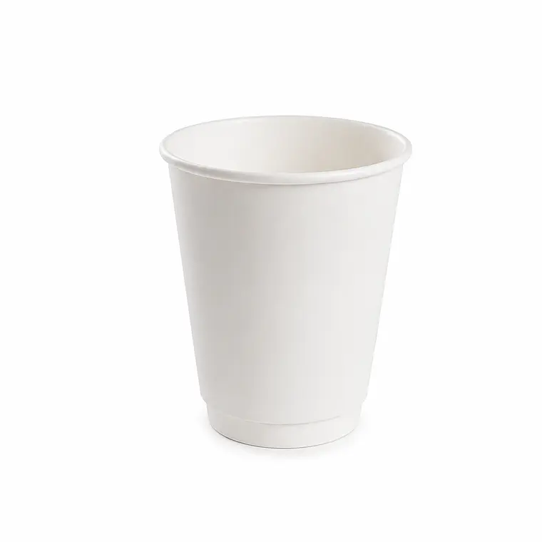 Vaso Doble Pared Blanco 12 Oz - 350 ml x 500 Unid 1