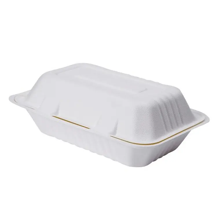 Envase Caja Compostable 750 Cc Para Alimentos x 250 Unid 1