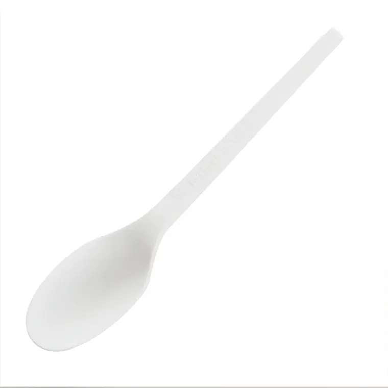 Cuchara Pla Compostable Biodegradable 15 Cm X 1000 Unid 1