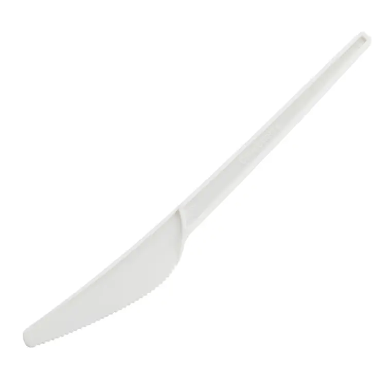Cuchillo Pla Compostable Biodegradable 15 Cm X 1000 Unid 1
