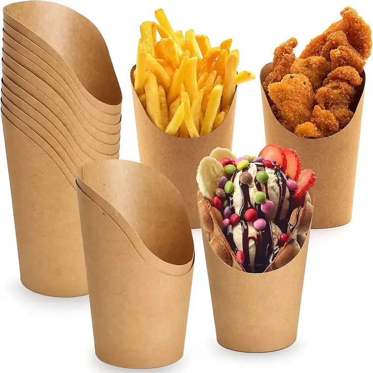 Envase Circular Multiuso Kraft 16 Oz 500 Cc 1