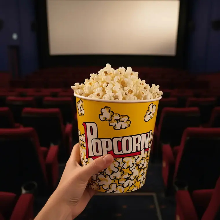Pote Popcorn Cesta Para Cabritas 32 Oz / 1000 Ml 2