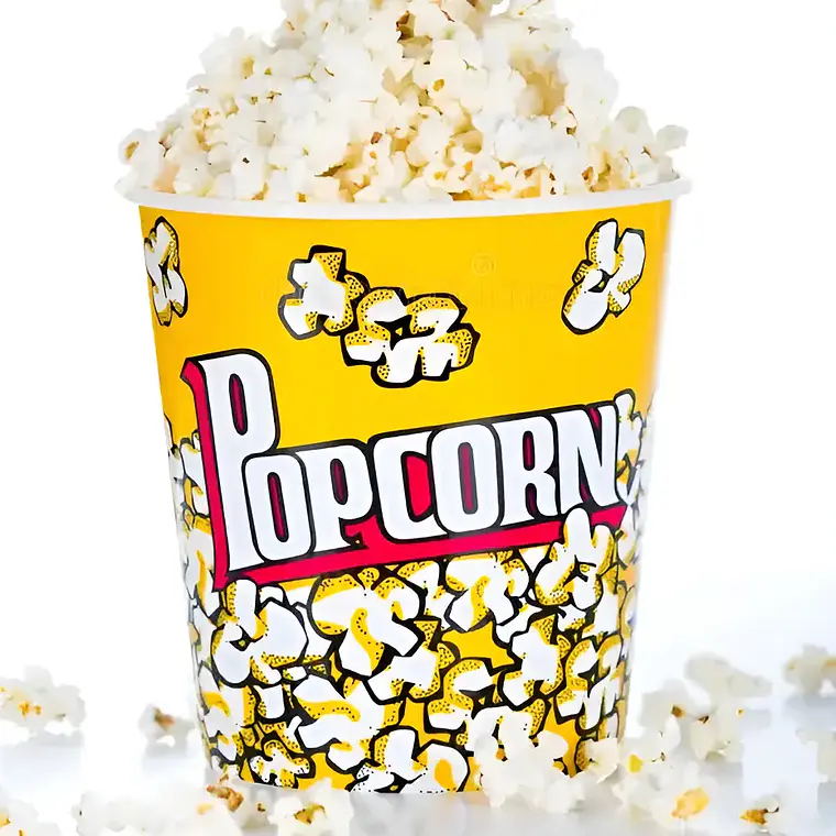 Pote Popcorn Cesta Para Cabritas 32 Oz / 1000 Ml 3