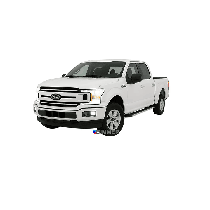 Ford F150 Ampolletas LED Baja Alta y Neblineros No Error Blanco High 1