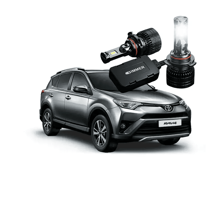 Toyota Rav4 Kit Led Baja Alta Ampolletas Canbus Proyector no 360 Bimmer 1