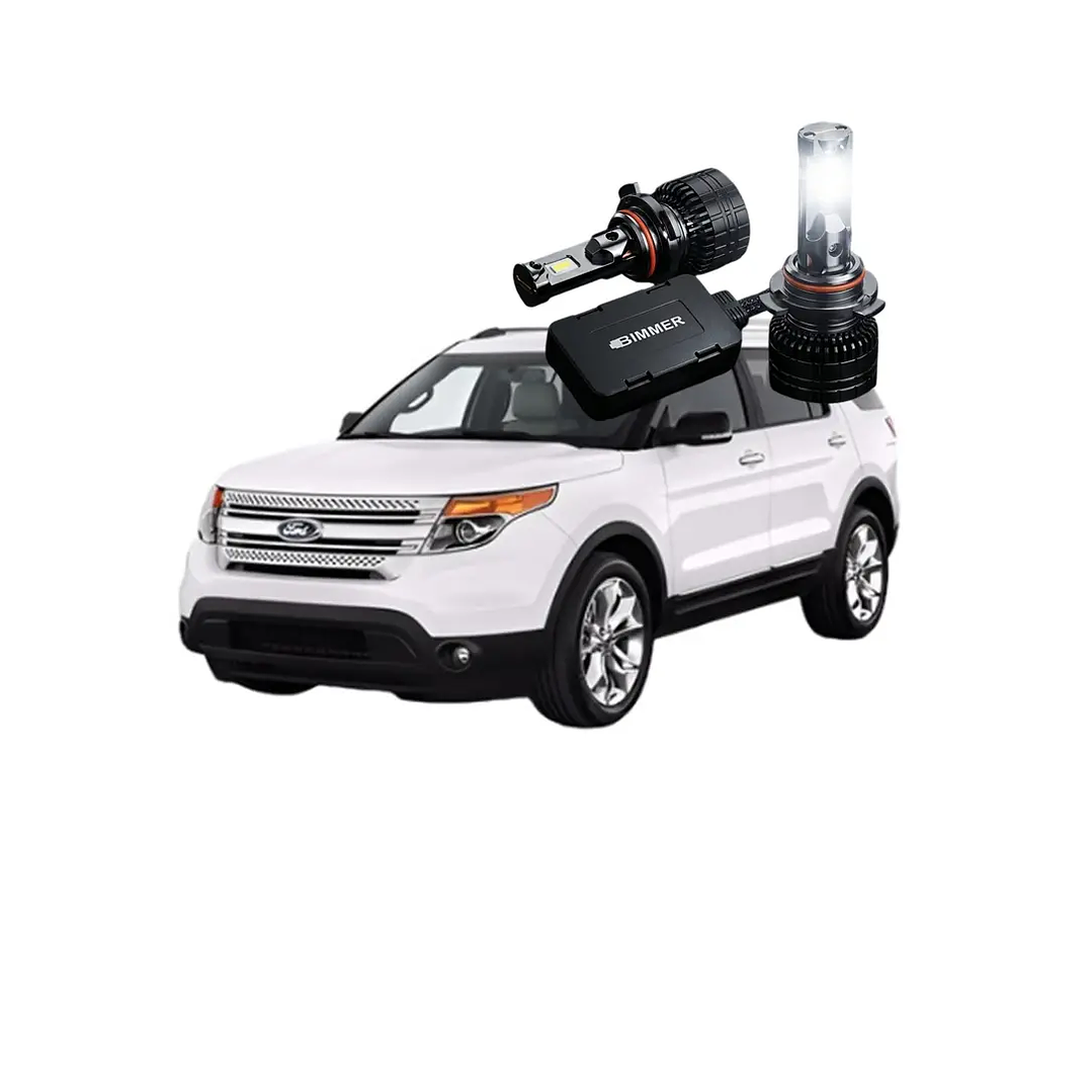 Ford Explorer Ampolletas Led Luz Baja Y Alta No Error Blanco Led 1