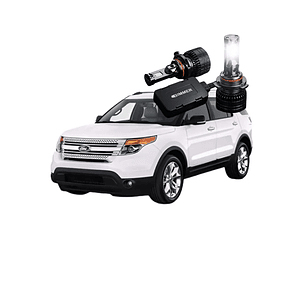 Ford Explorer Ampolletas Led Luz Baja Y Alta No Error Blanco Led