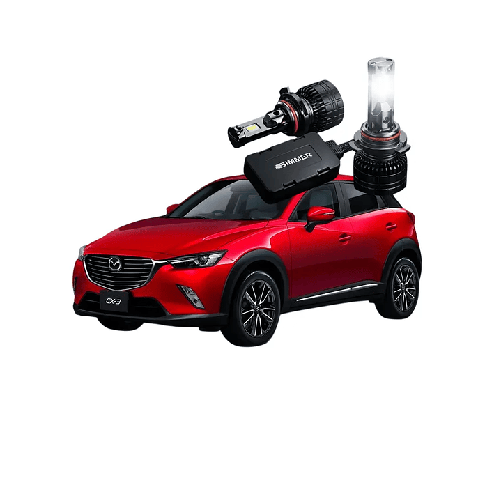 Mazda Cx-3 Ampolletas Led Baja Y Alta Canbus Blanco Alta Luminosidad Cx3 1