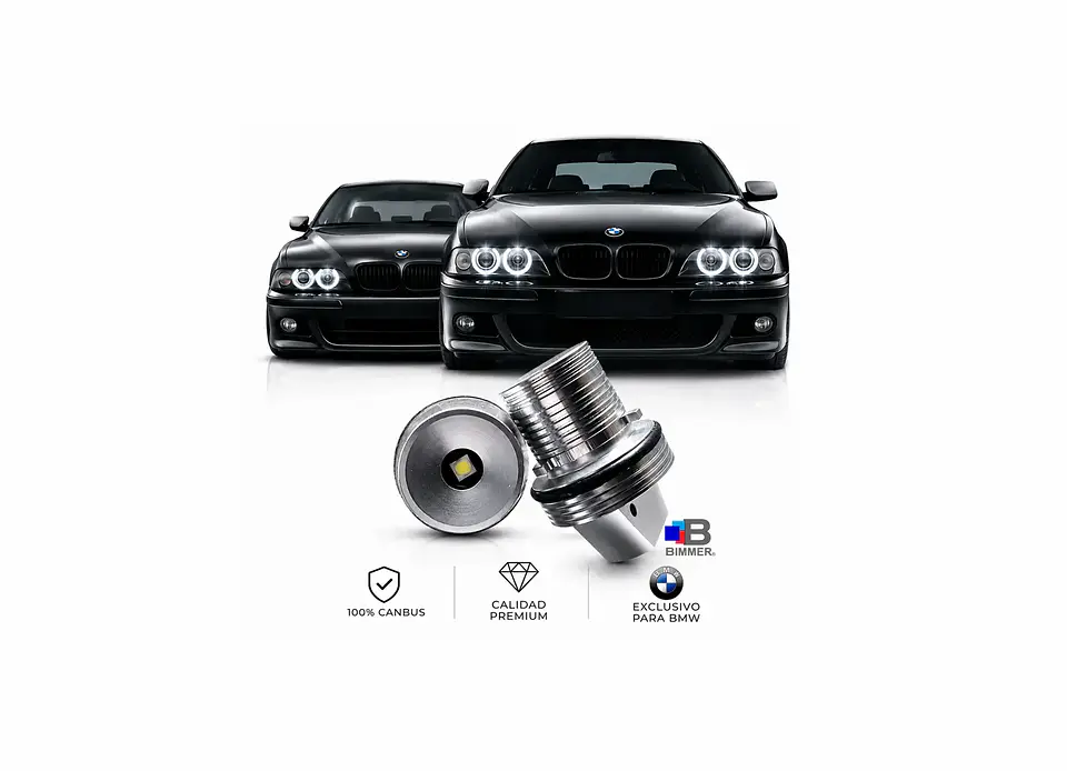 Bmw Angel Eyes Led 540 550 e39 e60 Ampolleta Blanco 1