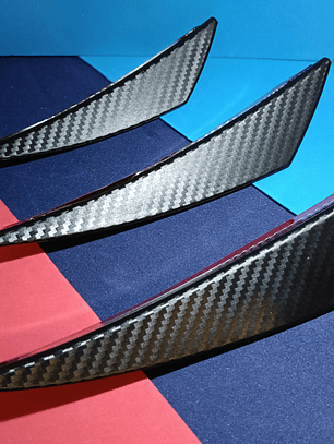 Garras laterais em carbono