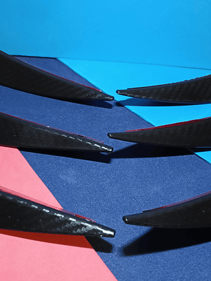 Garras laterais em carbono