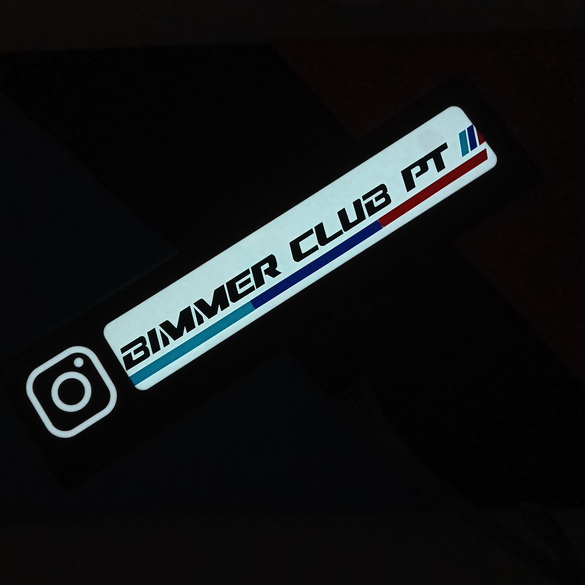 Placa iluminada Instagram  2