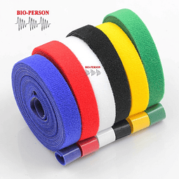 Cinta con velcro reutilizable 5 mt 