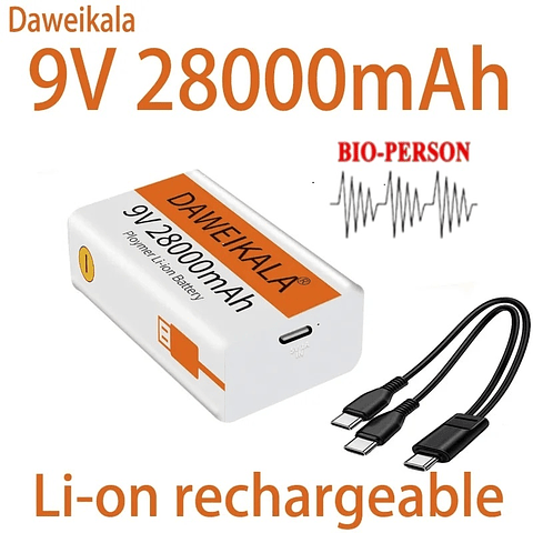 Batería Recargable Daweikala de Ion-Li