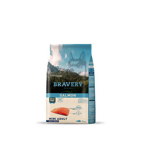 Bravery Salmon Mini Adult alimento para perro