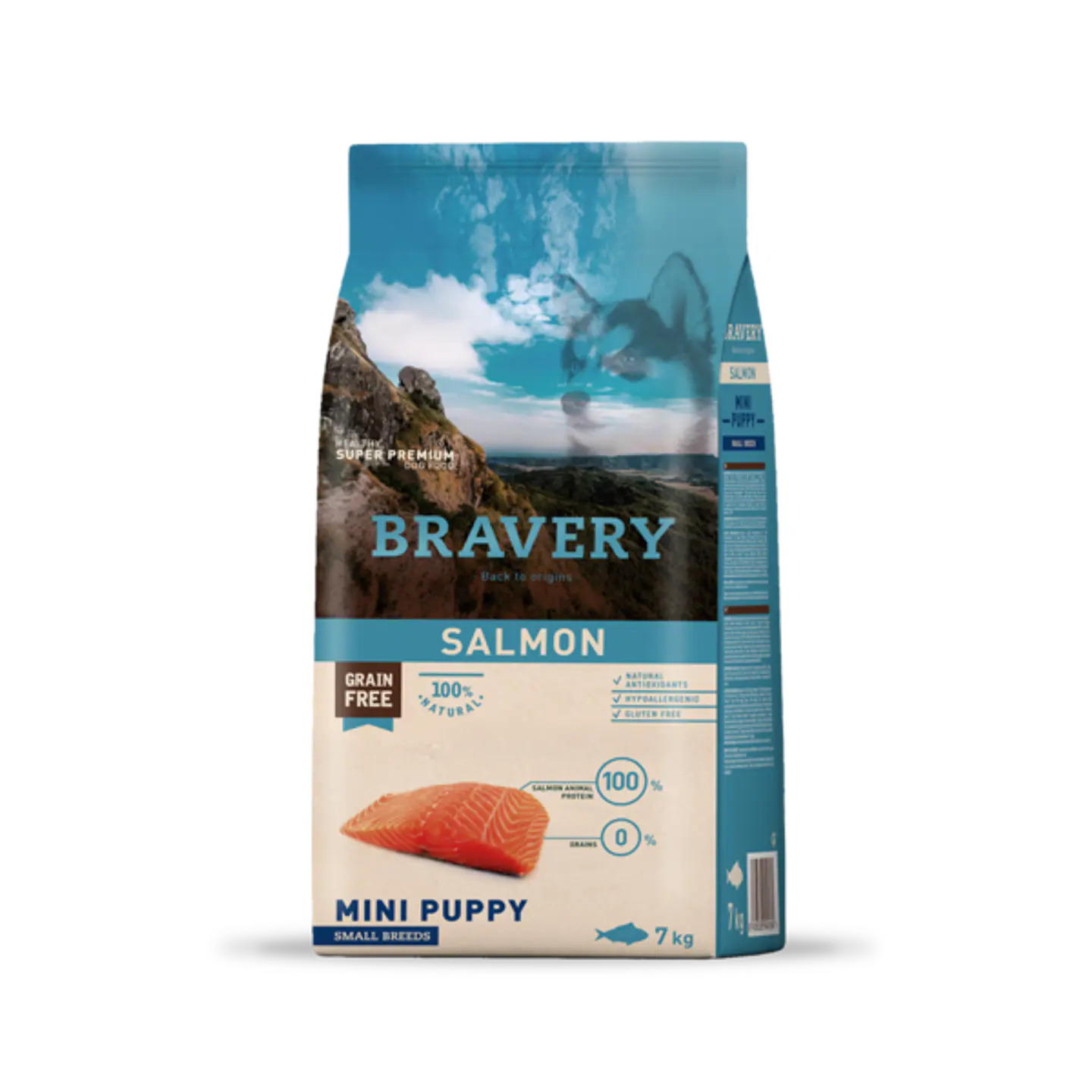 Bravery Salmon Mini Puppy alimento para perro 2