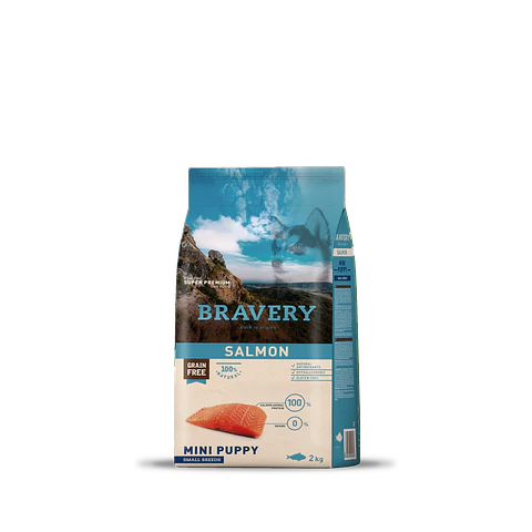 Bravery Salmon Mini Puppy alimento para perro