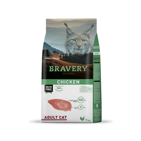 Bravery Chicken Adult Cat alimento para gato