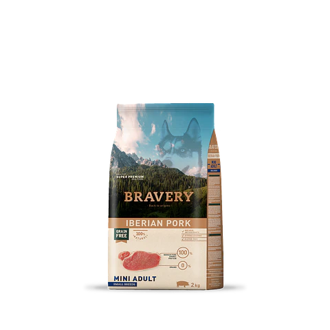 Bravery Iberian Pork Mini Adult alimento para perro