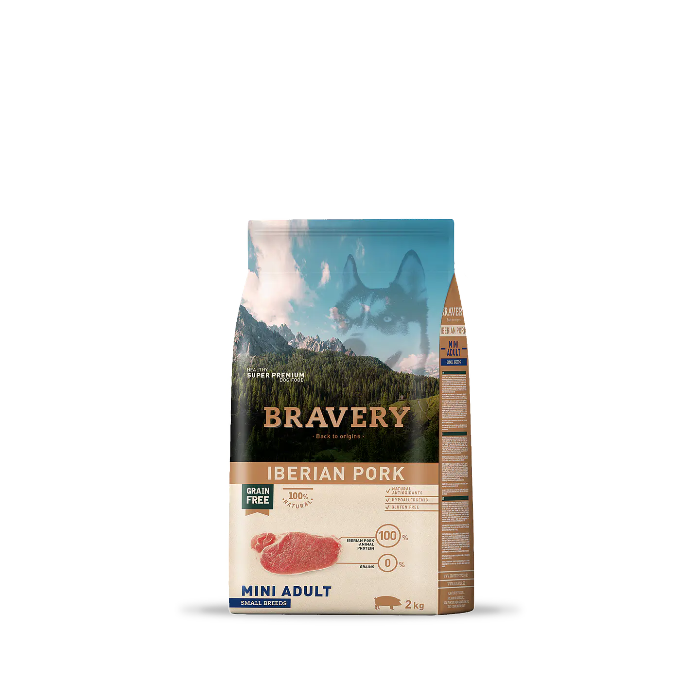 Bravery Iberian Pork Mini Adult alimento para perro 1