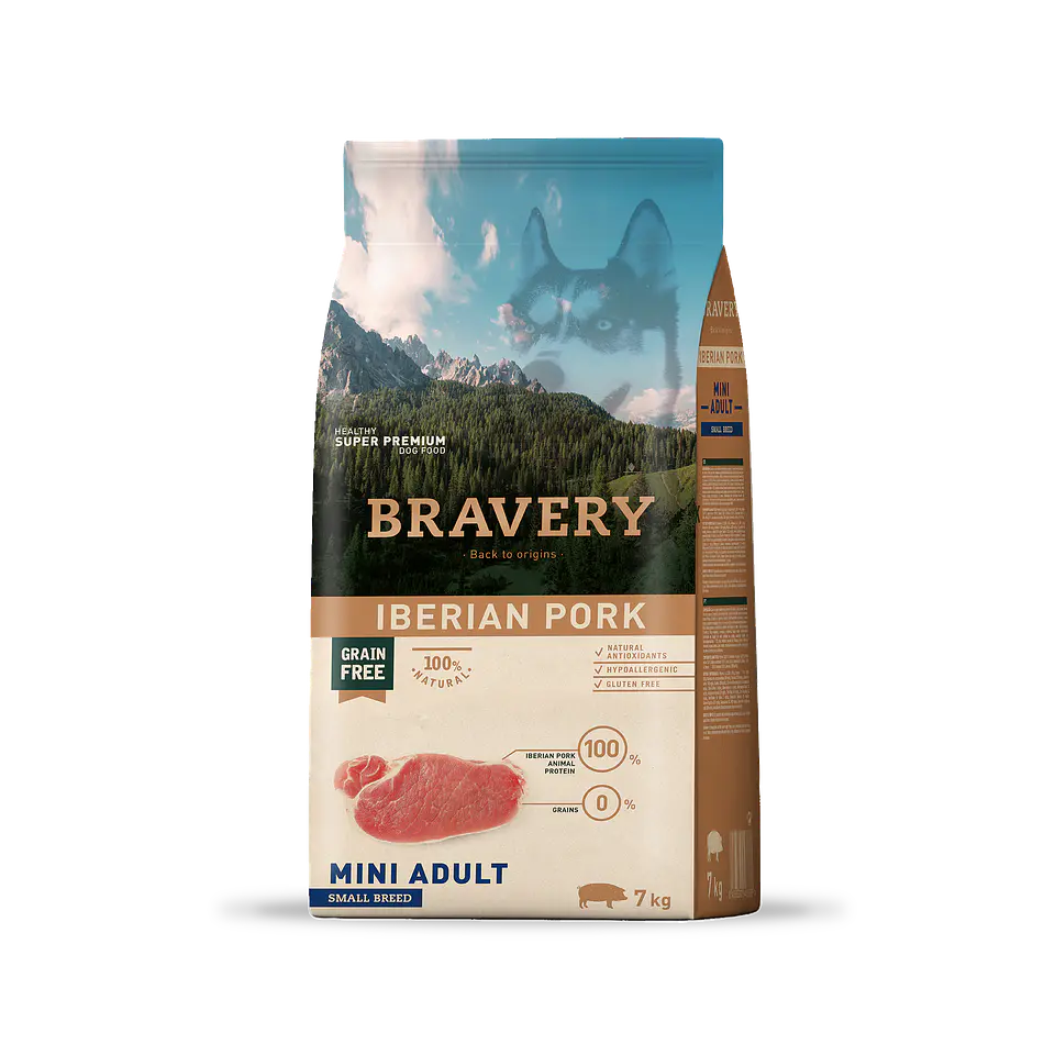 Bravery Iberian Pork Mini Adult alimento para perro 2