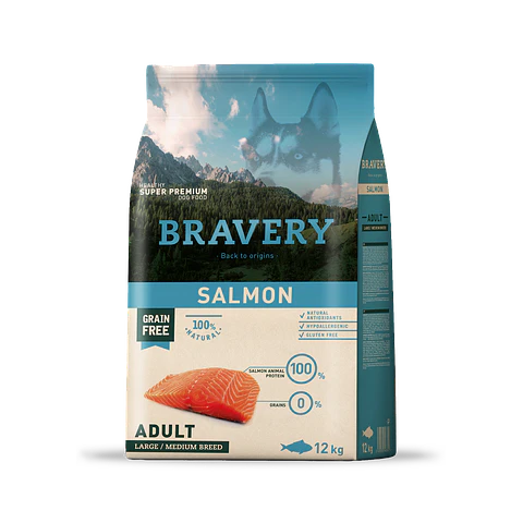 Bravery Salmon Adult alimento para perro