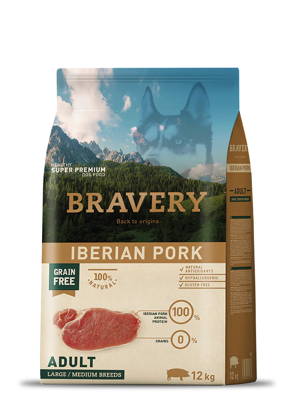 Bravery Iberian Pork Adult alimento para perro 1