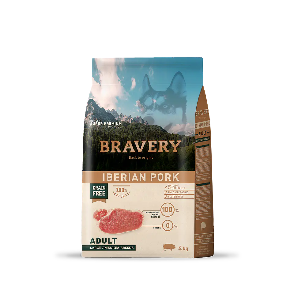 Bravery Iberian Pork Adult alimento para perro 2