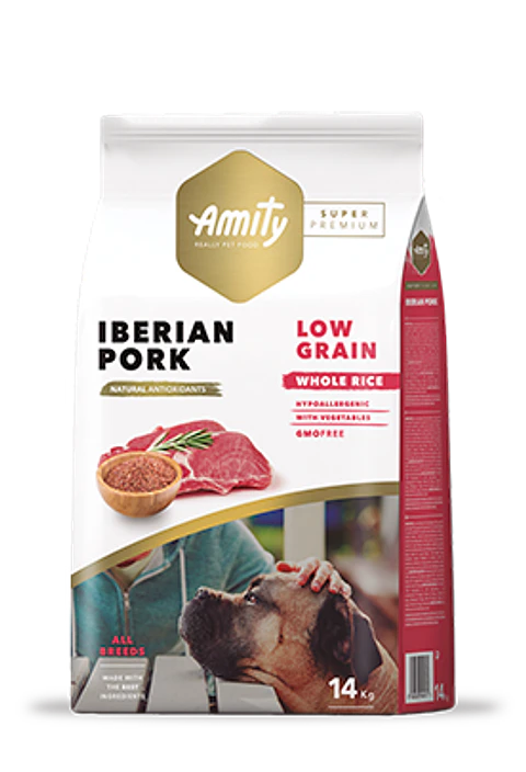 Amity Adulto Bajo en Granos Cerdo Iberico S.P 14K 