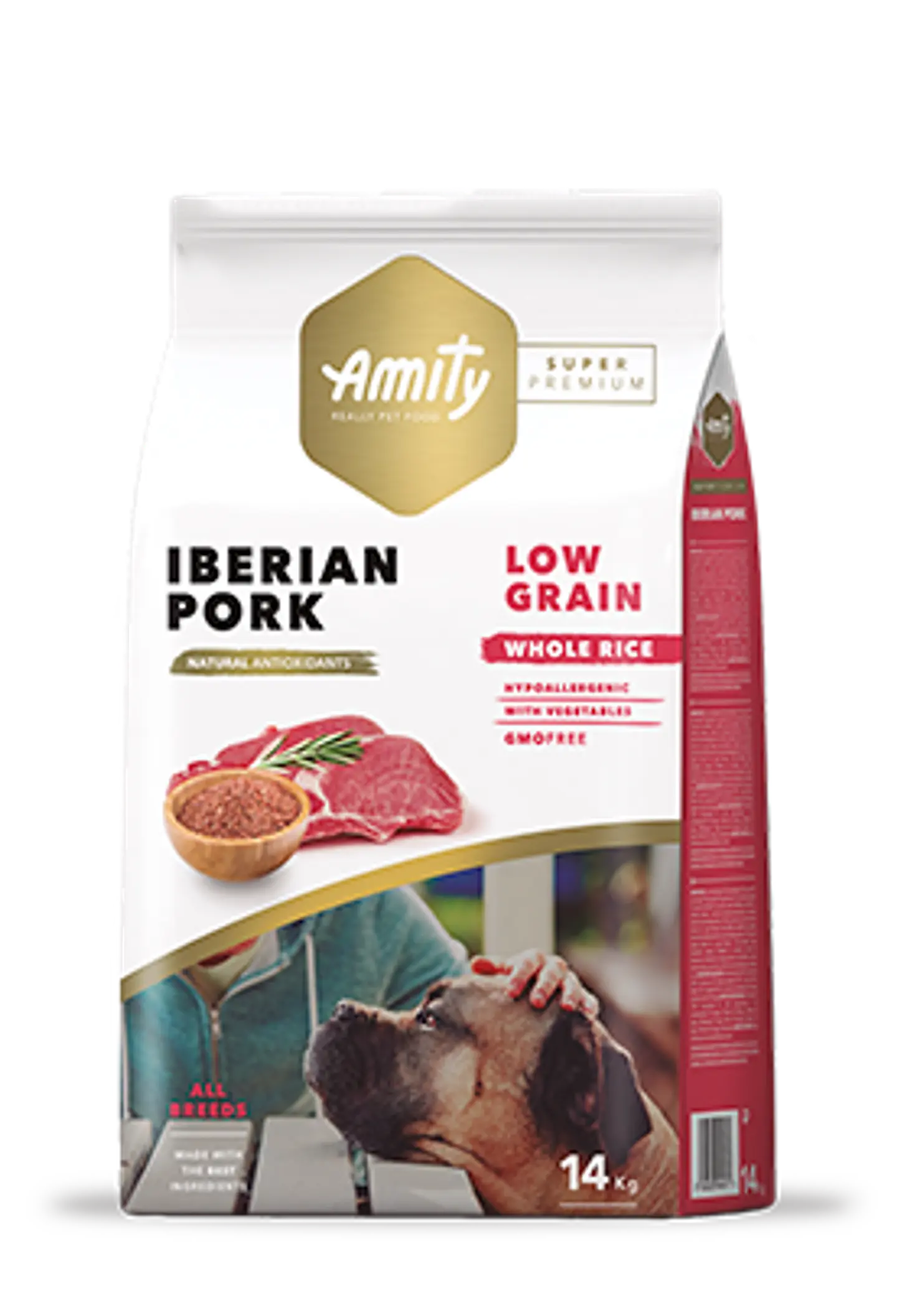 Amity Adulto Bajo en Granos Cerdo Iberico S.P 14K  1