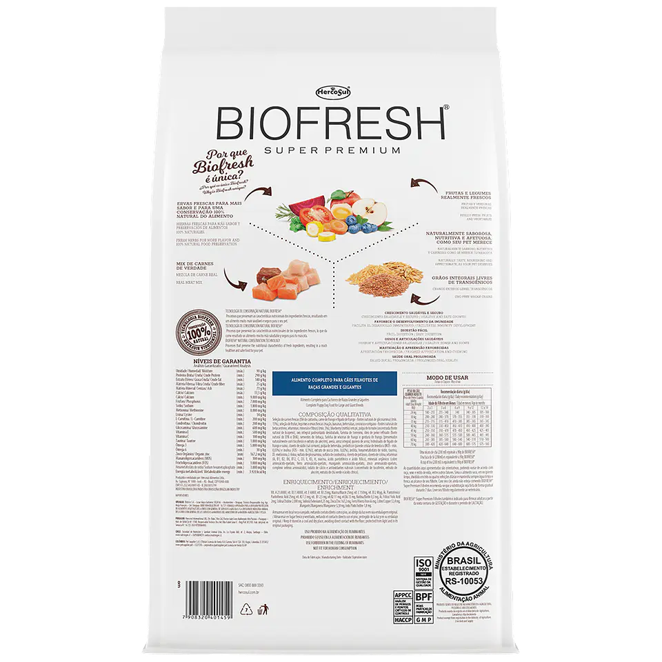 Biofresh Cachorro Raza Grande 2