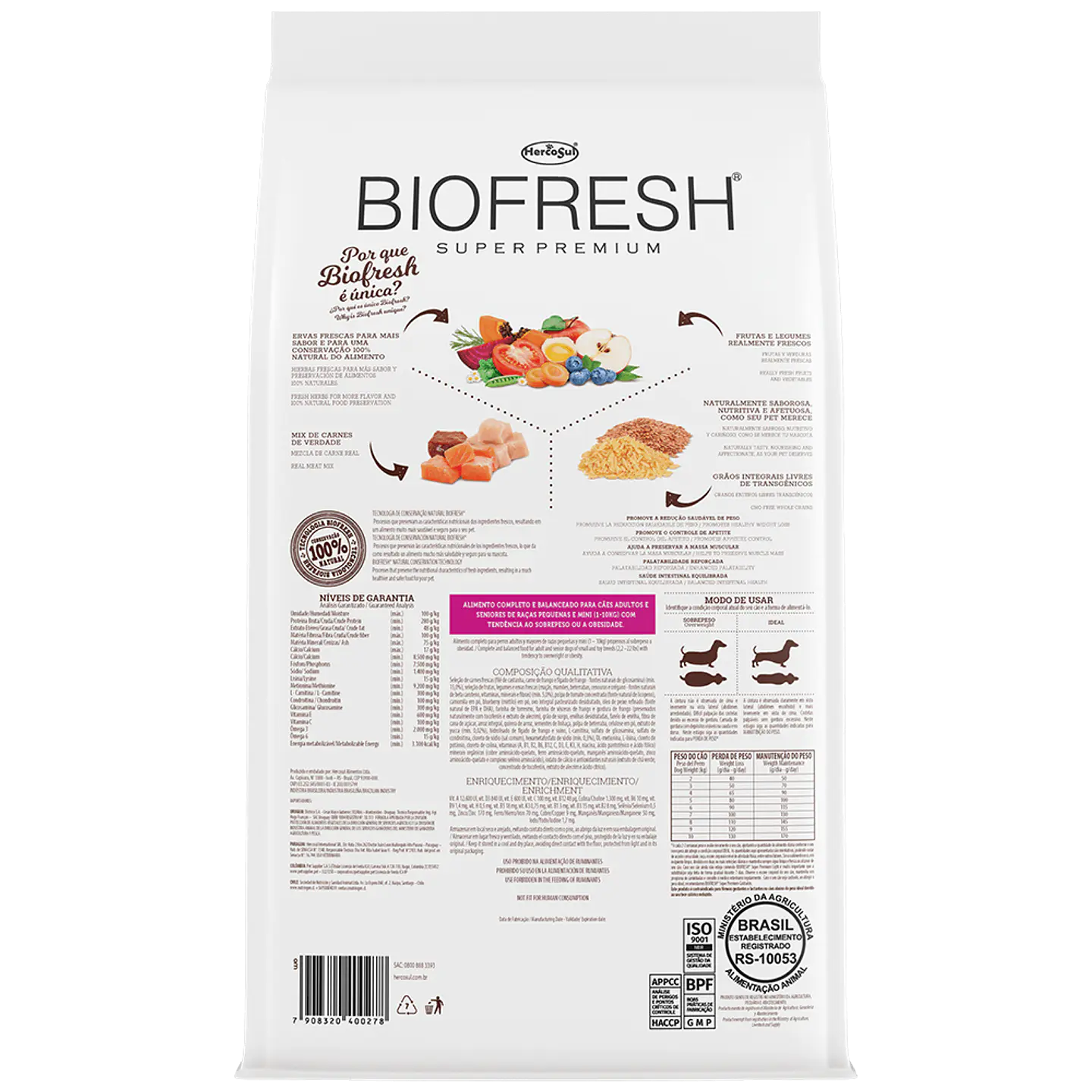 Biofresh Adulto Light Raza Pequeña 4