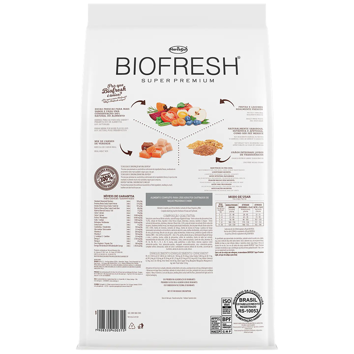 Biofresh adulto Castrado Raza Pequeña 4